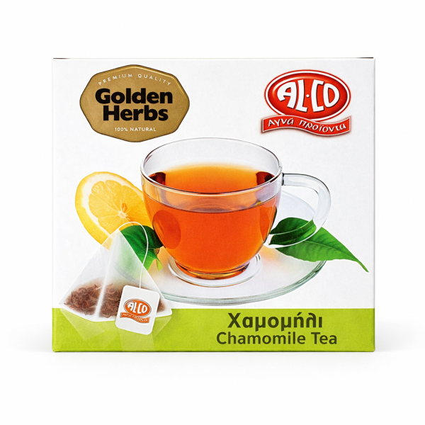 Συσκευασμένο χαμομήλι σε φακελάκια