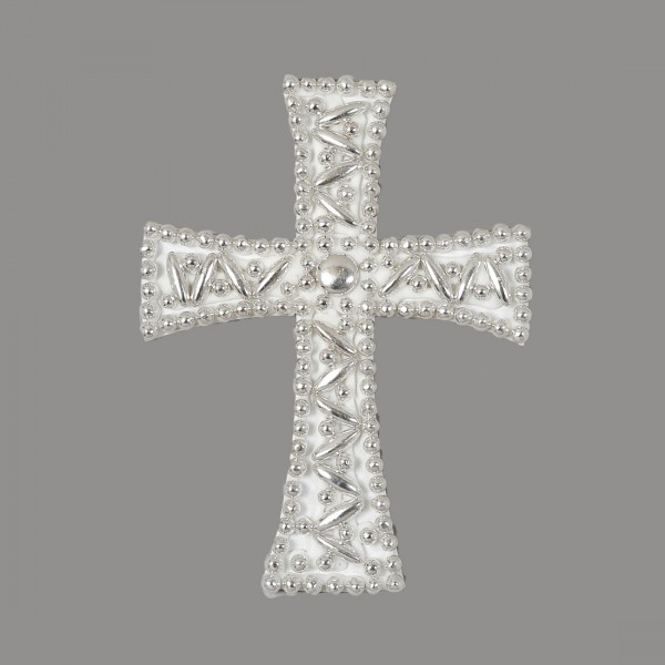 Ασημένιος σταυρός πλάγιος για δίσκο μνημοσύνου 