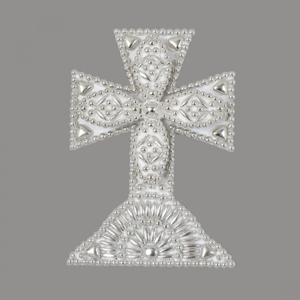 Ασημένιος σταυρός πλάγιος για δίσκο μνημοσύνου