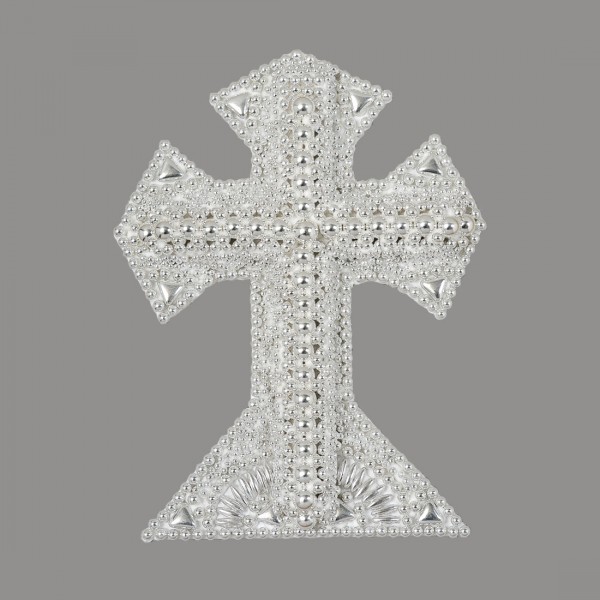 Ασημένιος σταυρός πλάγιος για δίσκο μνημοσύνου