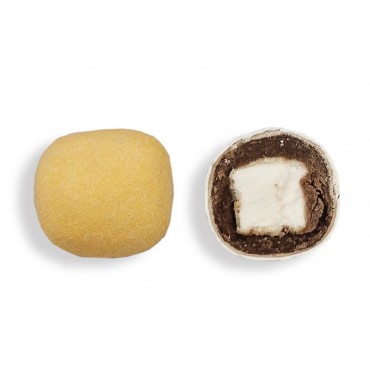 Κουφέτο marshmallow balls πορτοκαλί με γεύση τσιχλόφουσκα