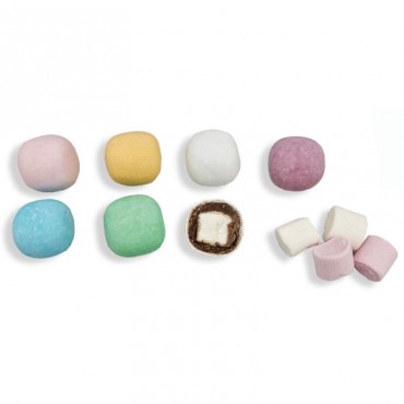 Κουφέτα marshmallows balls ανάμεικτα με γεύση τσιχλόφουσκα