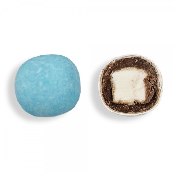 Κουφέτο marshmallow balls μπλε με γεύση τσιχλόφουσκα