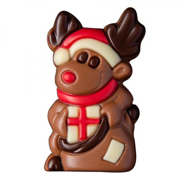 Χριστουγεννιάτικο σοκολατάκι ταρανδάκι με δώρα