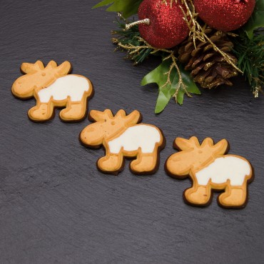 Μπισκότα βουτύρου σε σχήμα ταράνδου