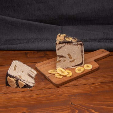 Χαλβάς με μπανάνα και μπισκότο